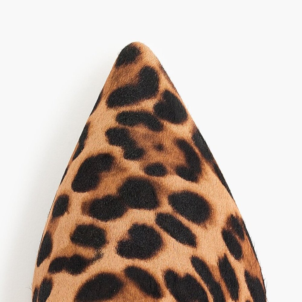NWT Pointed-toe Sadie boots in leopard calf hair - Picture 4 of 4